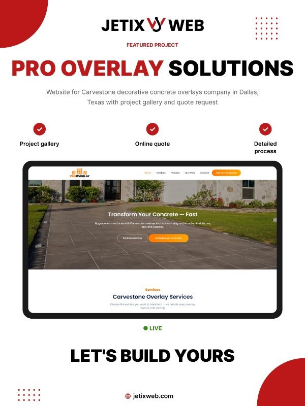Instagram post: Featured project Pro Overlay Solutions